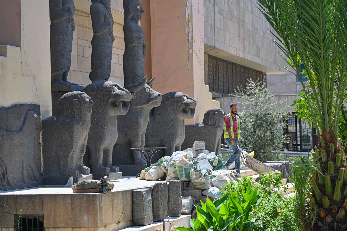 UndpSyria's tweet image. 🏛@UNDP concluded Phase 2 of rehabilitating the National Museum of #Aleppo 🙏Thanks to #PartnersAtCore 🇯🇵@JapanGov
🔹 Reinforced earthquake-damaged structures
🔹 Power &amp;amp; drainage restored
🔹 80 emergency jobs

✨Preserving #Syria’s heritage, investing in culture, rebuilding hope