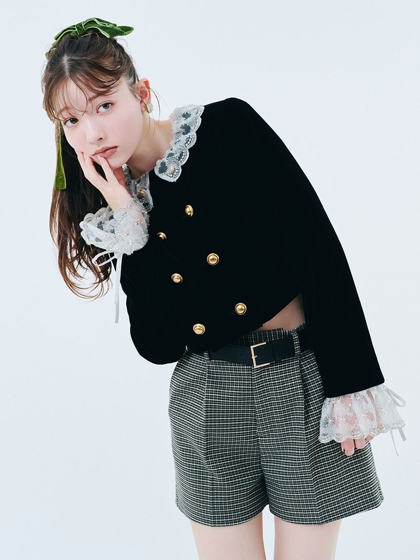 LILY BROWN Xでも話題だったジャケットの一部カラー(BLK.CHECK)が再