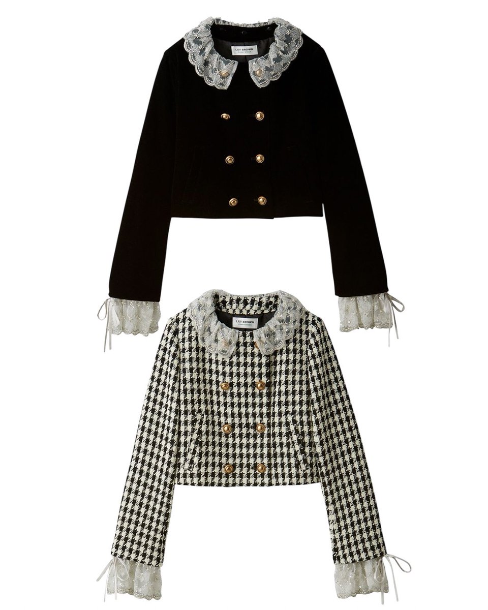 LILY BROWN Xでも話題だったジャケットの一部カラー(BLK.CHECK)が再