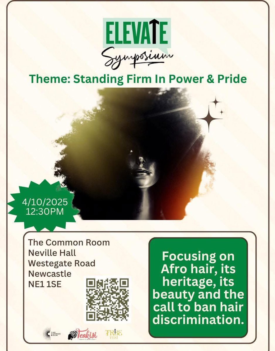 “They call it unruly. We call it history. 
They called it unprofessional. We call it power. 
Afro textured hair isn’t a trend, it’s who we are”.

This #BlackHistoryMonth, we’re reclaiming the narrative.

Join us: teakisi.com/our-work/eleva…
…

#ElevateSymposium #CommunityBuilding
