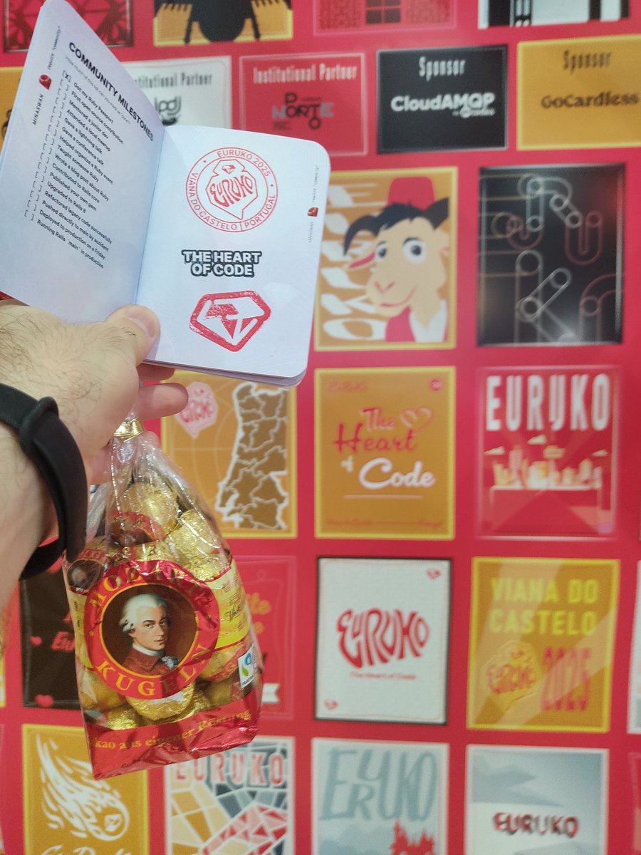 m_isabegovic's tweet image. Got my passport! 🎉
Love the goat tribute 😄 #EuRuKo2025 #Ruby @EuRuKo