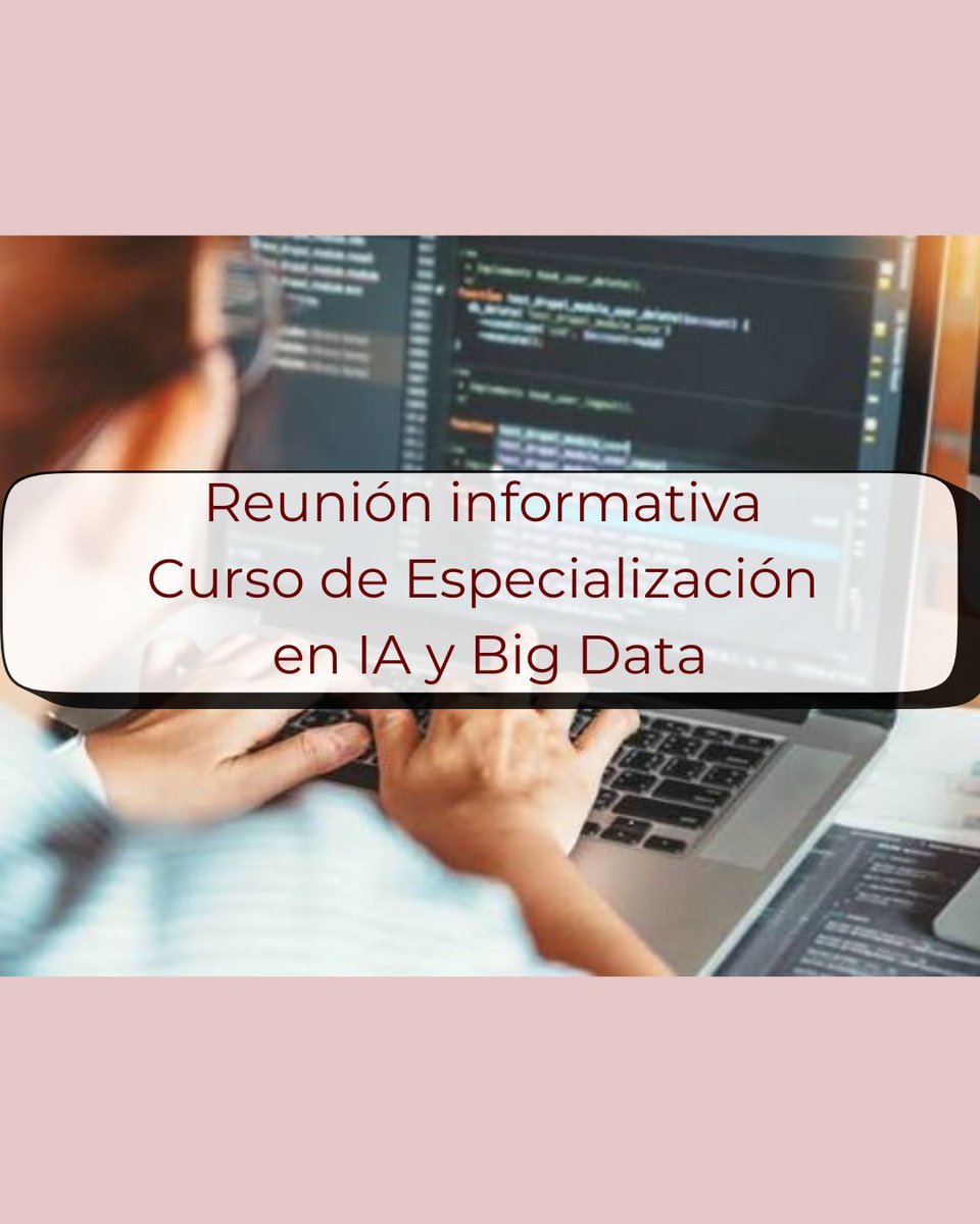 📢 ¡Atención, futuros expertos en IA y Big Data! 🚀
¿Listos para empezar el curso? ¡Tenemos una reunión informativa para vosotros!

📅 Viernes 19 de septiembre ⏰ 17:00 horas 📍 Aula A205-O (pasillo izquierdo, 2º piso, penúltima clase)

¡Nos vemos allí! 💻📊 #IA #BigData