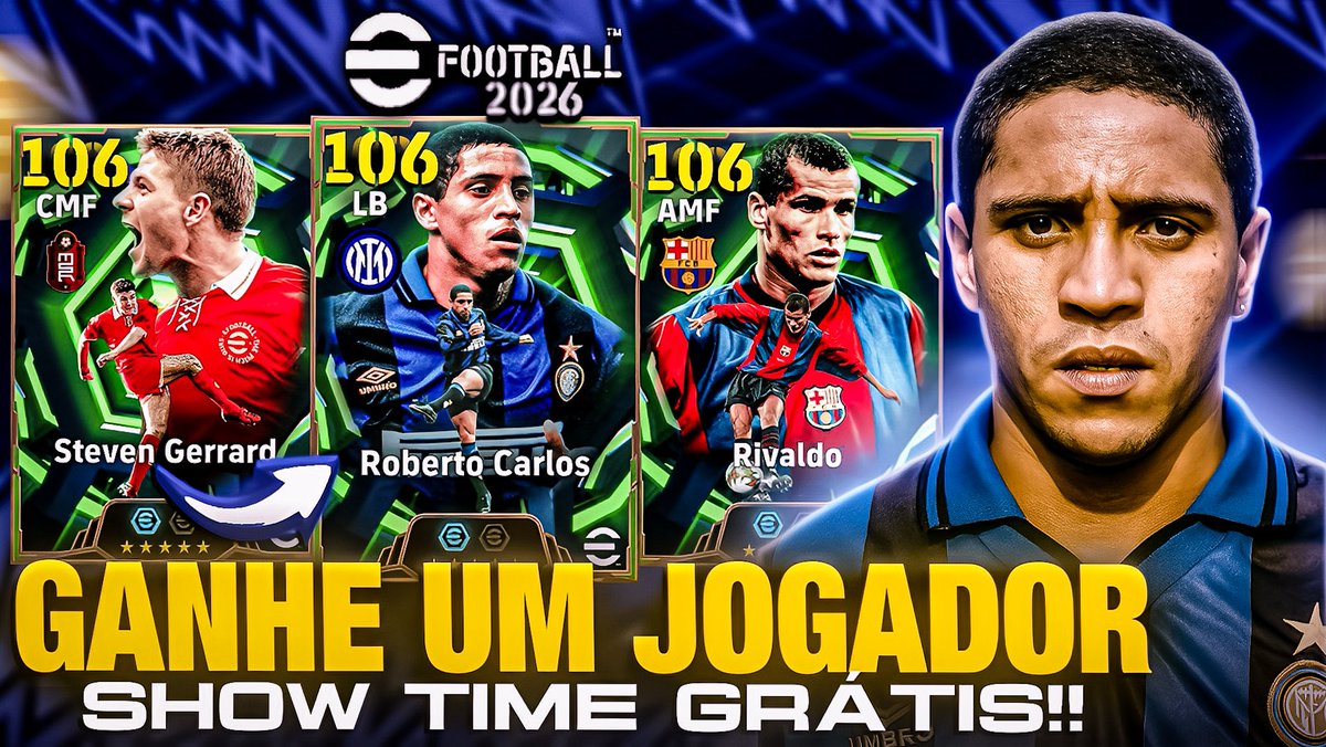 😡💥 ABSURDO!! ( FOGUETE RASANTE ) NOVA HABILIDADE CHEGOU , GANHE UM JOGADOR SHOW TIME GRÁTIS, CLICK NO LINK ABAIXO E VENHA CONFERIR TODAS AS NOVIDADES DA ATUALIZAÇÃO SEMANAL.
youtu.be/C-4D4yS9wuI?si…