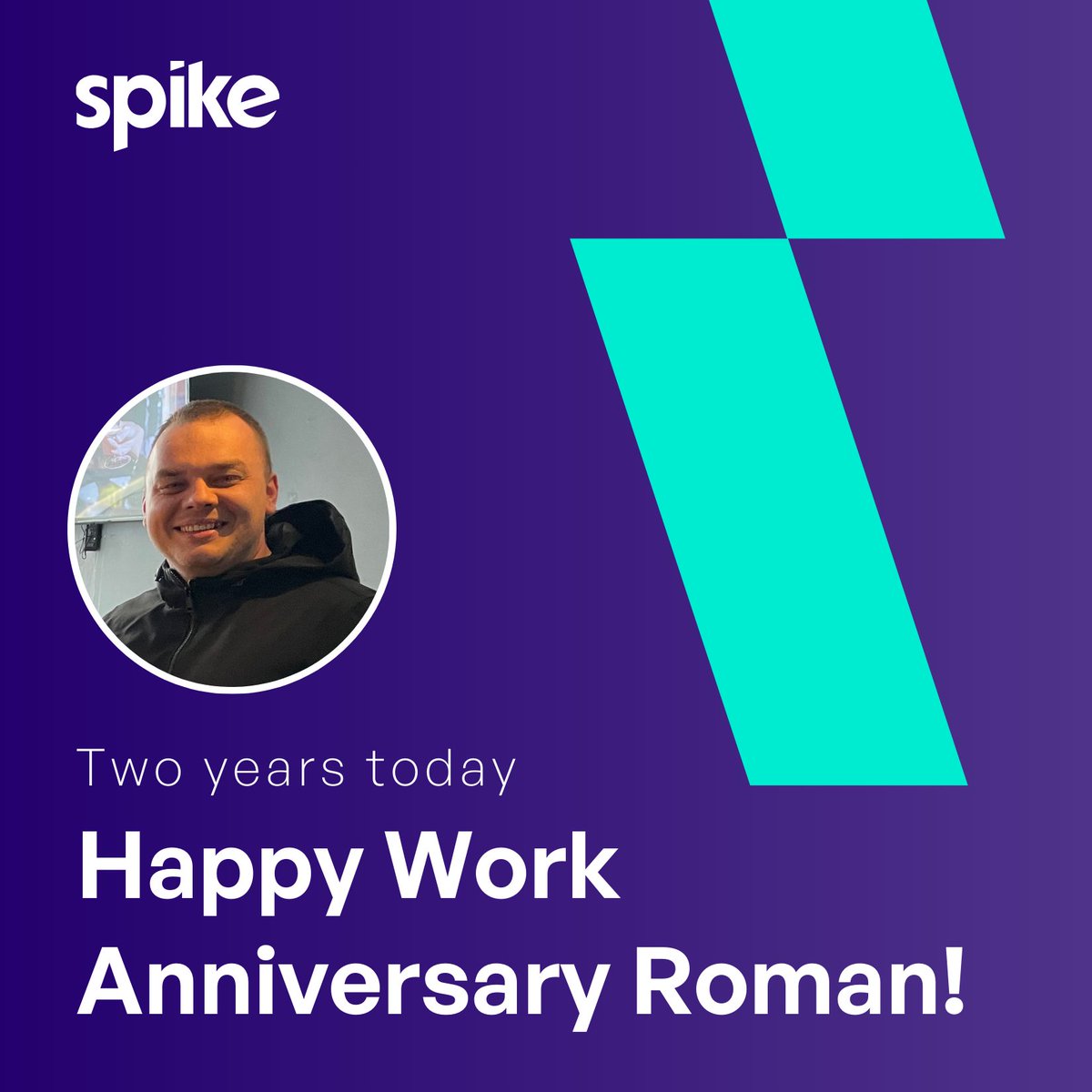 Roman, part of <a href="/SpikeGlobal/">Spike</a>'s frontend development team, has hit his three year milestone with us! 🎉

We're proud to have you as part of the team! 🤝

#EmployeeMilestone #WorkAnniversary