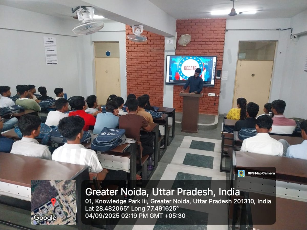 IimtIic's tweet image. The Department of Applied Sciences and Humanities organized a Debate Competition on the theme “Business vs Environment” as part of the #APEXSDG initiative.