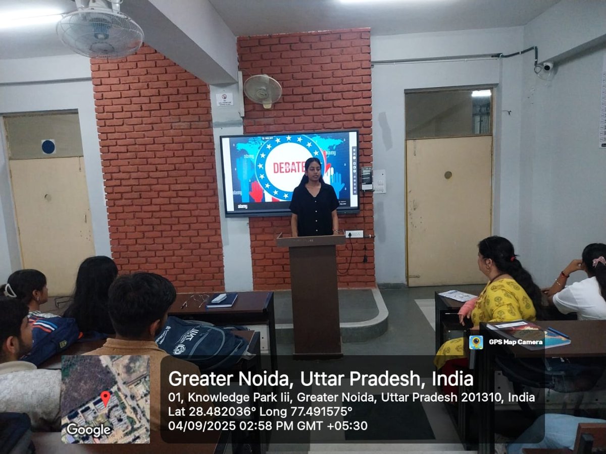 IimtIic's tweet image. The Department of Applied Sciences and Humanities organized a Debate Competition on the theme “Business vs Environment” as part of the #APEXSDG initiative.