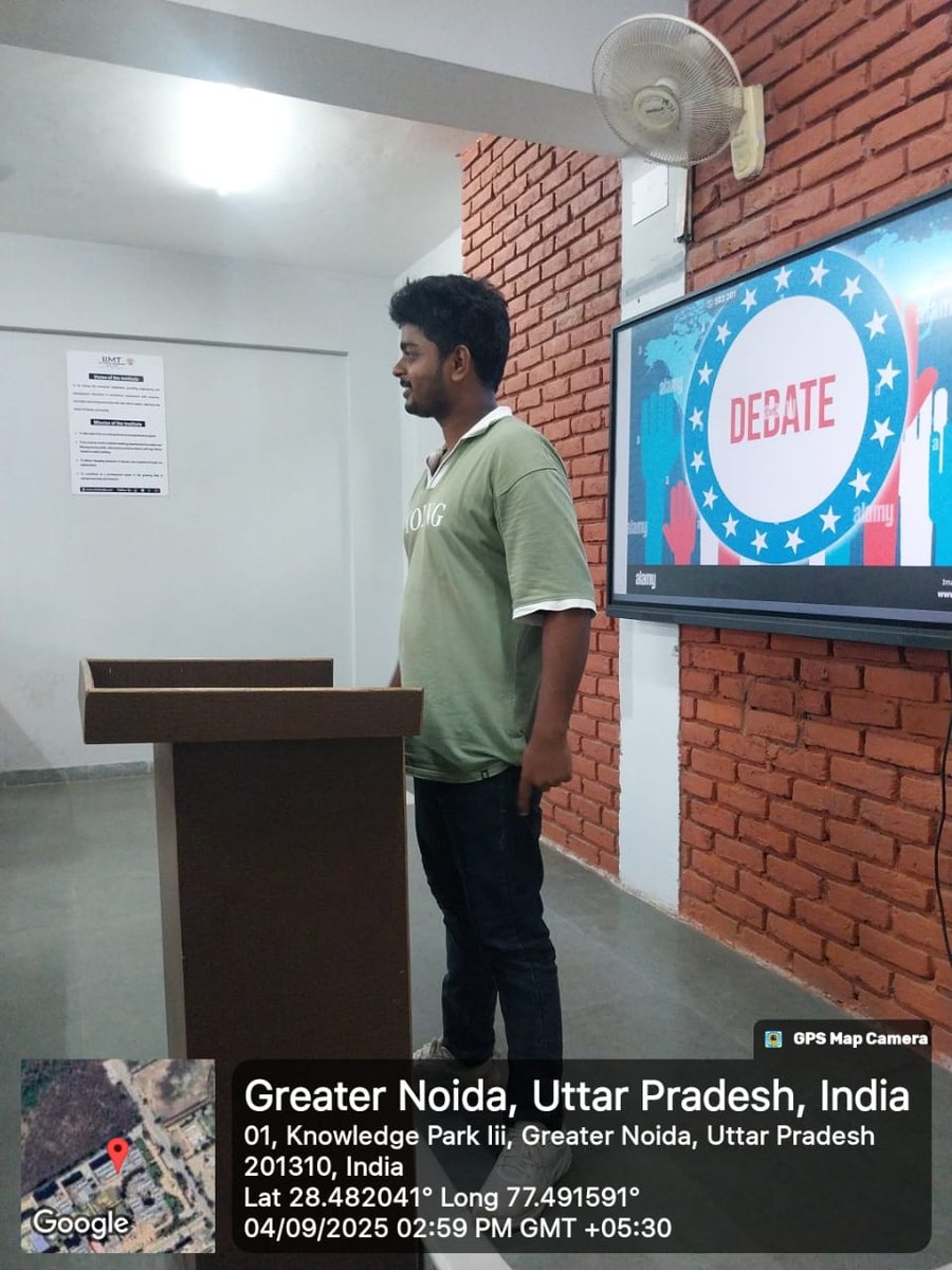 IimtIic's tweet image. The Department of Applied Sciences and Humanities organized a Debate Competition on the theme “Business vs Environment” as part of the #APEXSDG initiative.