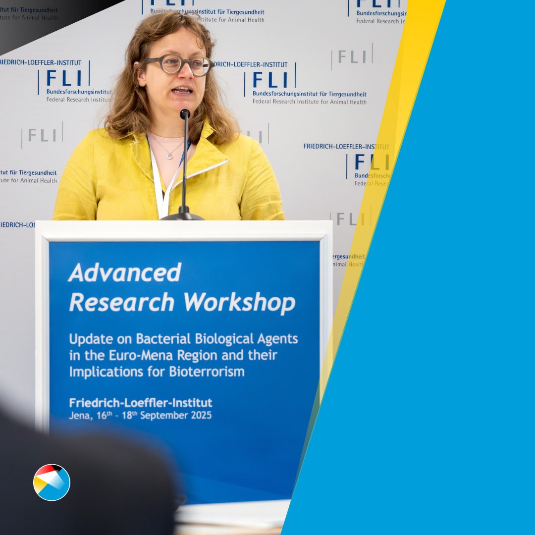 GermanyUN's tweet image. Workshop by Friedrich-Loeffler-Institut on the bioterrorism potential of bacteria. Experts from Europe and MENA discussed detection, preparedness &amp;amp; response. We underlined the importance of the Biological Weapons Convention. #BTWC #Biosecurity