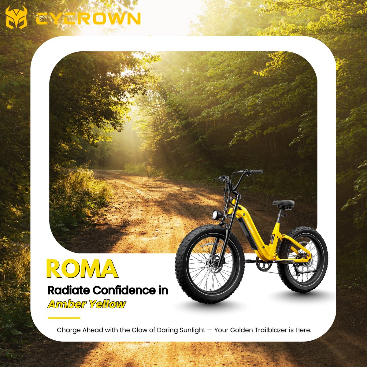 🔥 Four Colors. One Beast. 🔥
Meet the CYCROWN ROMA — built for every vibe, every ride.
Which color’s yours?👉bit.ly/4n2rOBV

#CYCROWNRoma #AllTerrainEBike #newarrivial #ElectricBike #AdventureReady #EBikeLife #OffRoadEBike