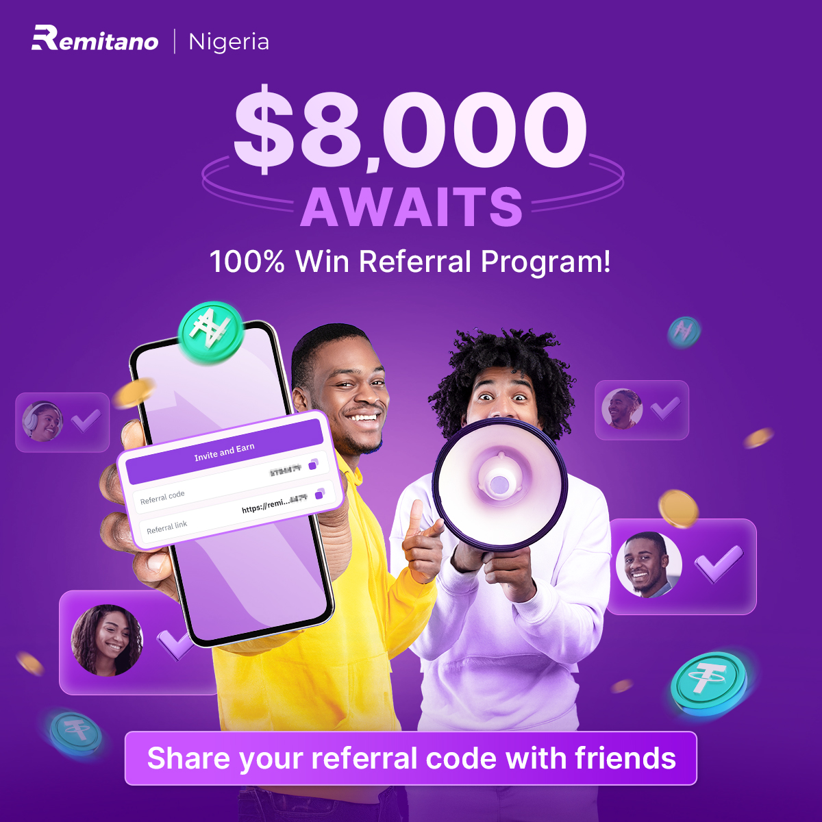 🔥 Crypto is better with friends! Share your code. Earn real rewards.  Invite your crew, earn cashback from the $8,000 pool and more 👉 Start now:  https://t.co/UhgpEzVlfC 👉 Download app to explore