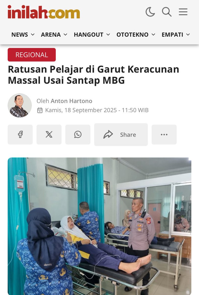Jika peristiwa keracunan MGB ini kerap terulang dan tidak mau terulang lagi, harus kembali ke wali murid. Bekali anaknya makan dari rumah dan singkirkan MBG ke sisi meja.