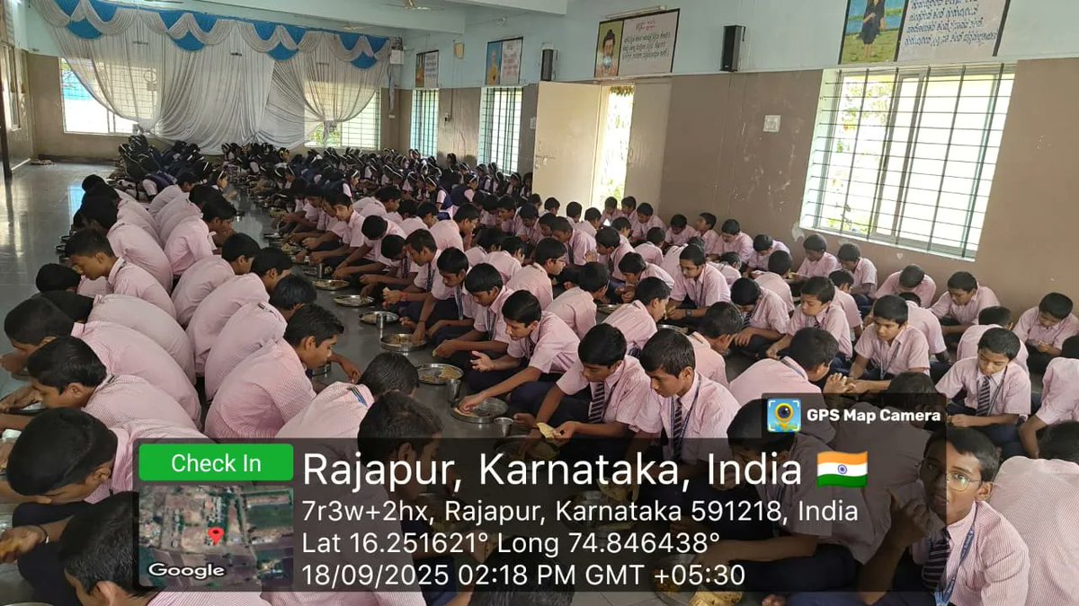 Lunch photos  #SocialAudit_SWDMeals #SocialWelfare_Karnataka