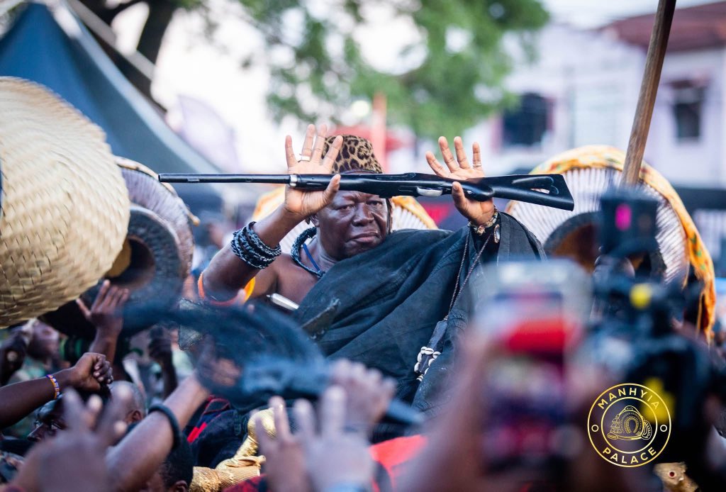 Effortless reception of dedicated service, respect, honour and humility to the Greatest Kingdom. 
Asante yɛ ɔman !