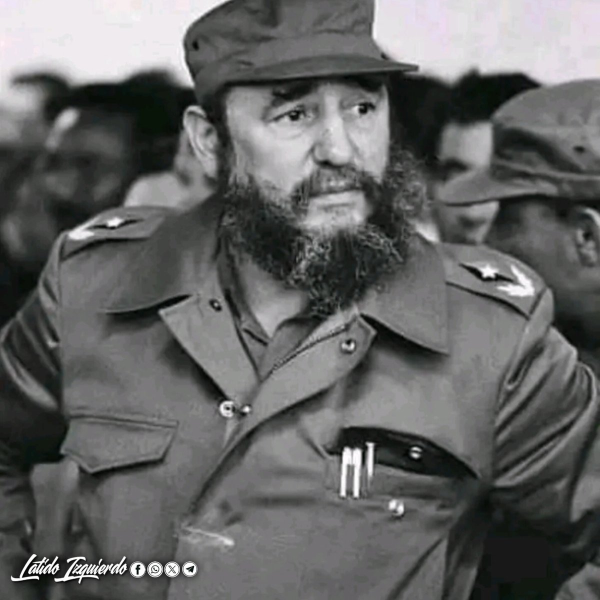 🫡 "Latiendo con Fidel" 🇨🇺

El Comandante, el Caguairán, así nos referimos a quien no conoce la​ derrota mientras exista la posibilidad de lucha.
A quien nos enseñó a resistir y sobre todo a vencer.
👉 ¡CUBA ES FIDEL... FIDEL ES CUBA!

#100AñosConFidel