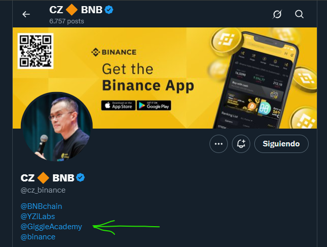 Pedr0_DC's tweet image. It seems like people aren't paying attention to CZ's academy. 😸😸