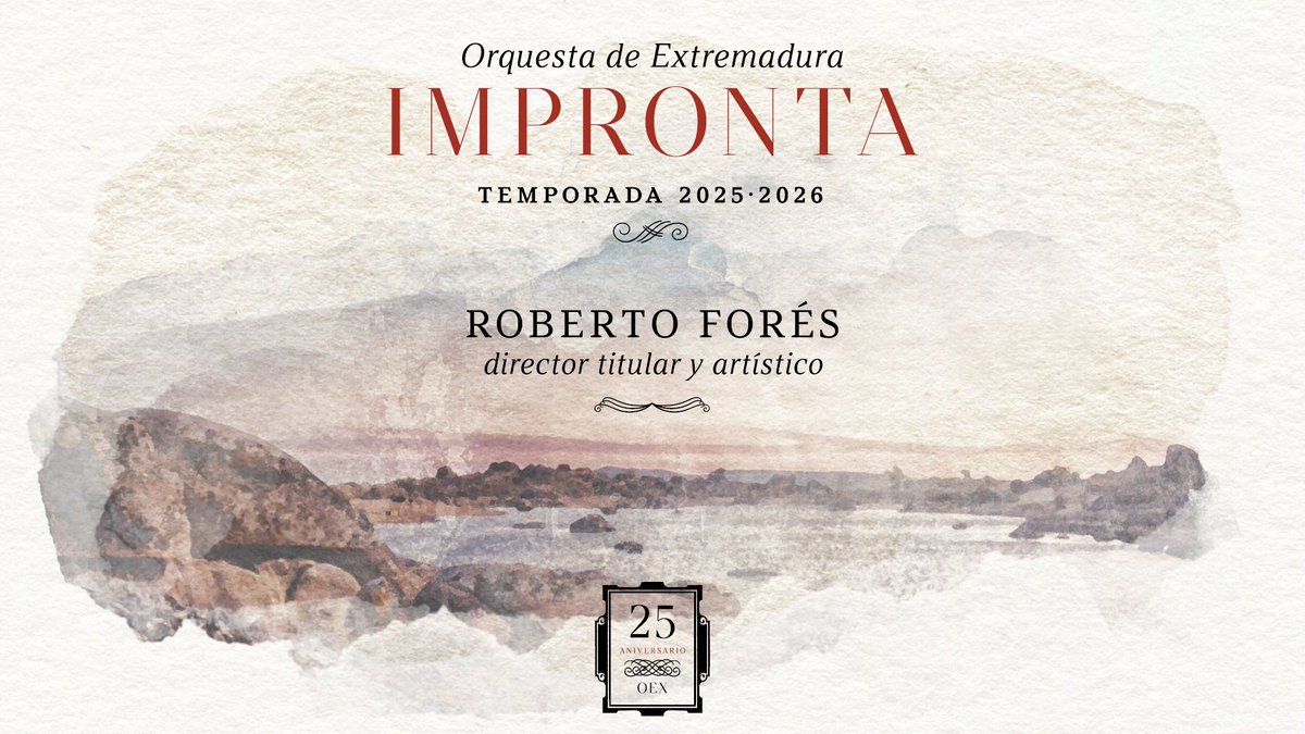 Turismo Mérida (@turismo_merida_) on Twitter photo 🎼Ya se pueden adquirir los abonos para el Ciclo de Conciertos de la <a href="/FundacionOex/">Orquesta de Extremadura</a> en Mérida para esta nueva temporada 2025/26 que incluye 6 conciertos en el Palacio de Congresos. El primero de ellos tendrá lugar el 3 de octubre.
Más información 👉 orquestadeextremadura.com/abonos/merida/ 🎼Ya se pueden adquirir los abonos para el Ciclo de Conciertos de la <a href="/FundacionOex/">Orquesta de Extremadura</a> en Mérida para esta nueva temporada 2025/26 que incluye 6 conciertos en el Palacio de Congresos. El primero de ellos tendrá lugar el 3 de octubre.
Más información 👉 orquestadeextremadura.com/abonos/merida/