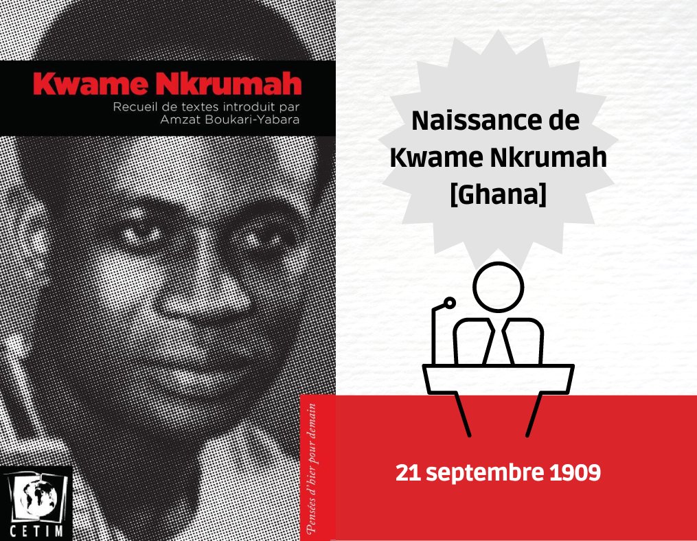 🇬🇭 Une force panafricaniste immense, Kwame Nkrumah prônait la création des "États-Unis d'Afrique" pour combattre le colonialisme et donner une vraie indépendance aux pays africains.
📕 A lire cetim.ch/product/kwame-…
<a href="/lpumoja/">Ligue Panafricaine-Umoja</a> 

#Panafricanisme #Afrique #GhanaNews