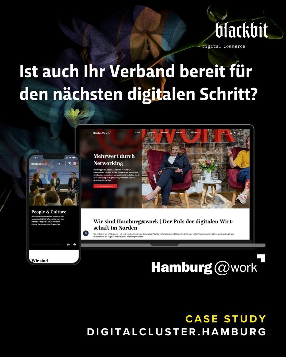 BlackbitDigital's tweet image. Wo hakt es bei der Digitalisierung von Verbänden?
Stolpersteine: Budget, Datensilos, Widerstände.

Wie der Digitalcluster Hamburg diese Probleme gelöst hat, lesen Sie in der Case Study: bit.ly/4mZiOh6

#Digitalisierung #CommunityPlatform #Mitgliederbindung #Vereine