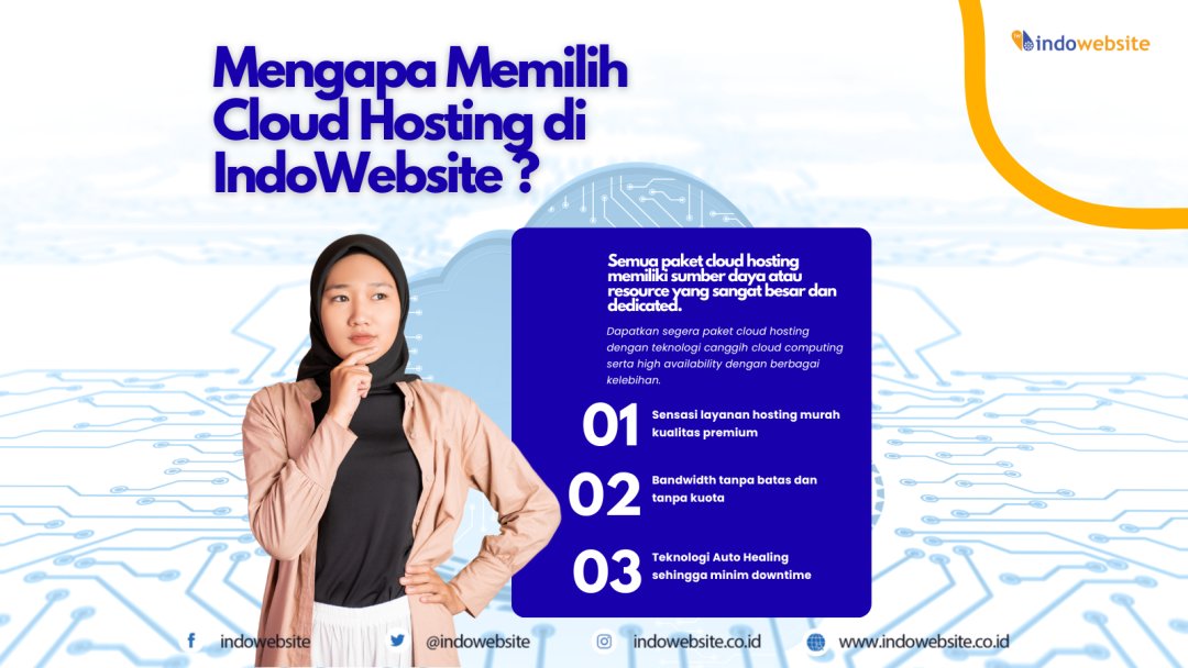 indowebsite's tweet image. Kenapa pilih Cloud Hosting IndoWebsite? ✔️ Murah tapi premium ✔️ Bandwidth unlimited ✔️ Auto Healing → minim downtime
👉 Hosting stabil = bisnis makin lancar 🚀 #CloudHosting #WebHosting