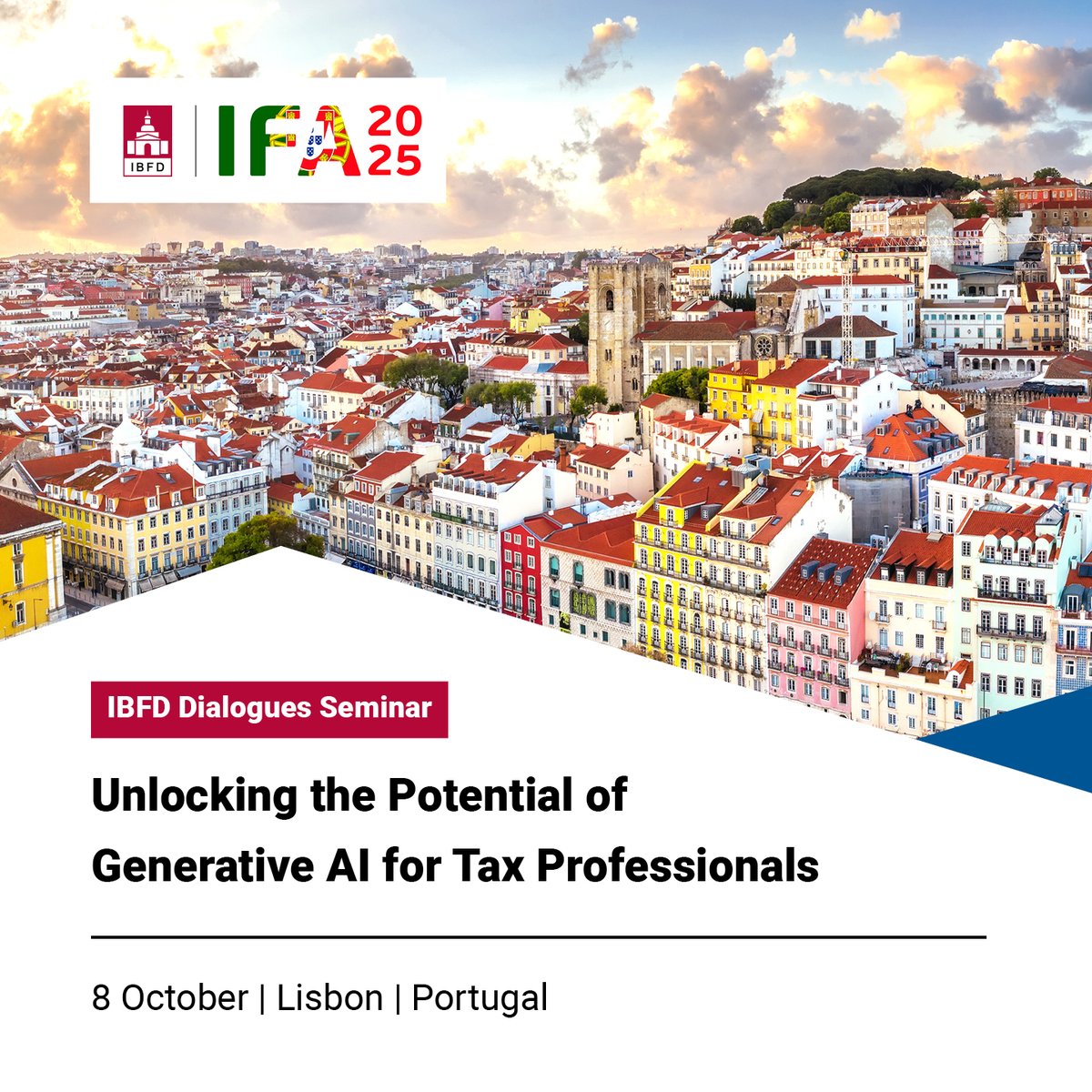 IBFD_on_Tax's tweet image. Join us at the 77th IFA Congress in Lisbon for our free seminar “Unlocking Generative AI for Tax Professionals.” Explore AI’s impact on tax, from open vs. closed systems to ethics and regulation. Details &amp;amp; registration: ibfd.org/events/ibfd-di…
