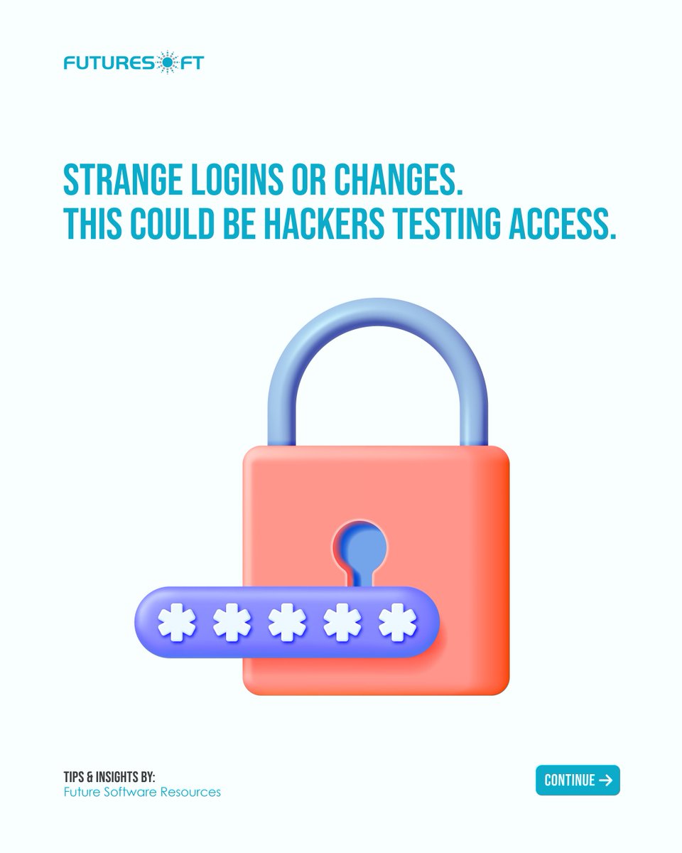 futuresoftng's tweet image. Your website might be telling you it’s under threat, but are you noticing the signs?

Swipe to see 3 red flags to watch out for and how we can help you stay secure.

#FutureSoft #WebsiteSecurity #DigitalTrust #CyberSafety #BrandReputation #Q4Preparation #DigitalTransformation