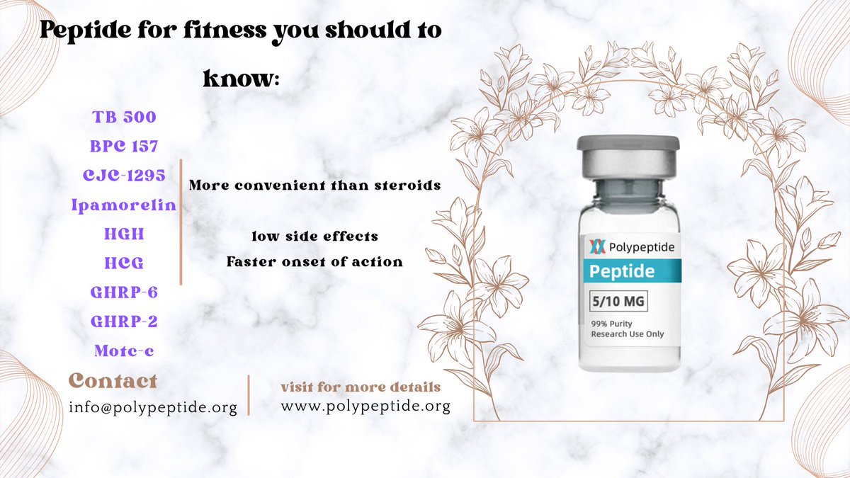 peptidesupplier's tweet photo. What peptides have the effects for bodybuiling? Would you like to try these peptides? 

Many bodybuilders uising steroids, but there are many peptides have same effects. 

Send email to us to learn more information. 

#peptide #fitness #bodybuilding #steroids https://t.co/yJ0iPaN3Nc
