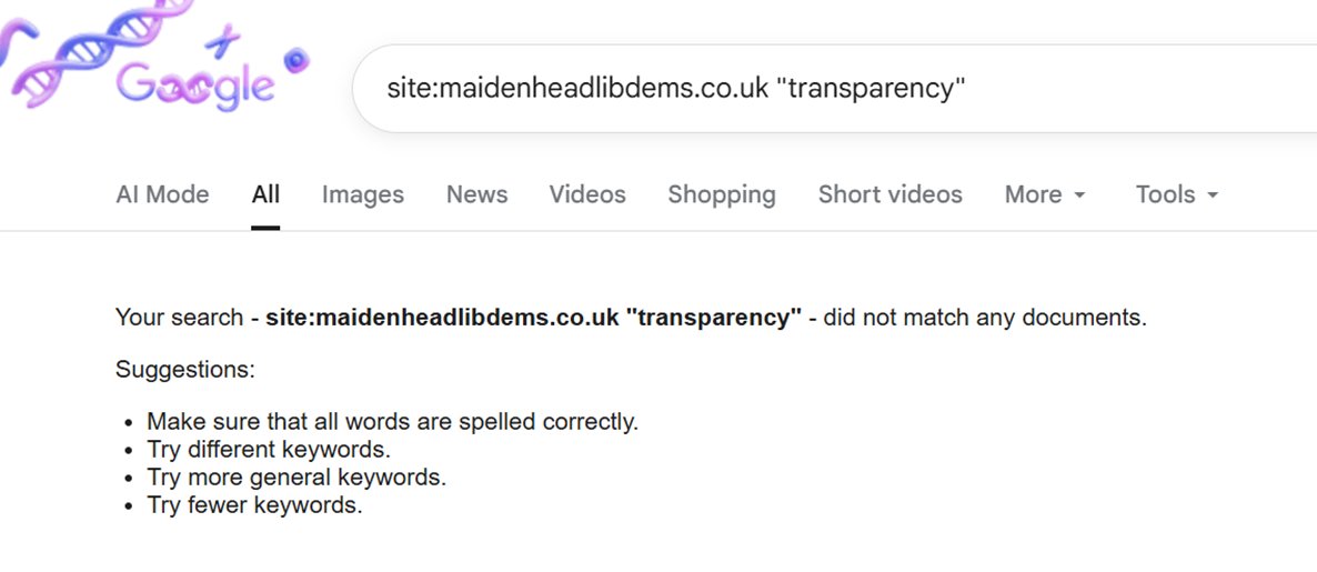 Maidenhead Labour (@maidenheadlab) on Twitter photo Unsurprisingly, Maidenhead Liberal Democrats - the party that believe maintaining online access to public information like the HMO register "takes too much time" and is too expensive  - have very little concern about transparency in local government. Unsurprisingly, Maidenhead Liberal Democrats - the party that believe maintaining online access to public information like the HMO register "takes too much time" and is too expensive  - have very little concern about transparency in local government.