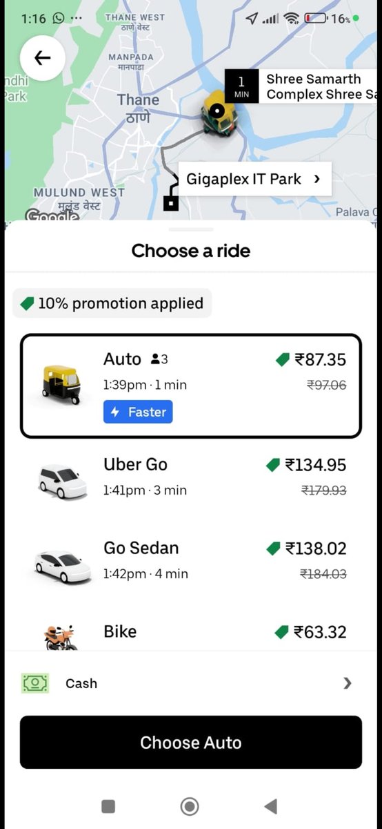 Massey_nishant's tweet image. Dear @Uber_India  stop scamming ppl in the name of uber one subscription.... left screenshot is from uber one subscription and right one from normal uber account and uber one always shows higher price than normal uber, whats the catch here ?
#StopScamming