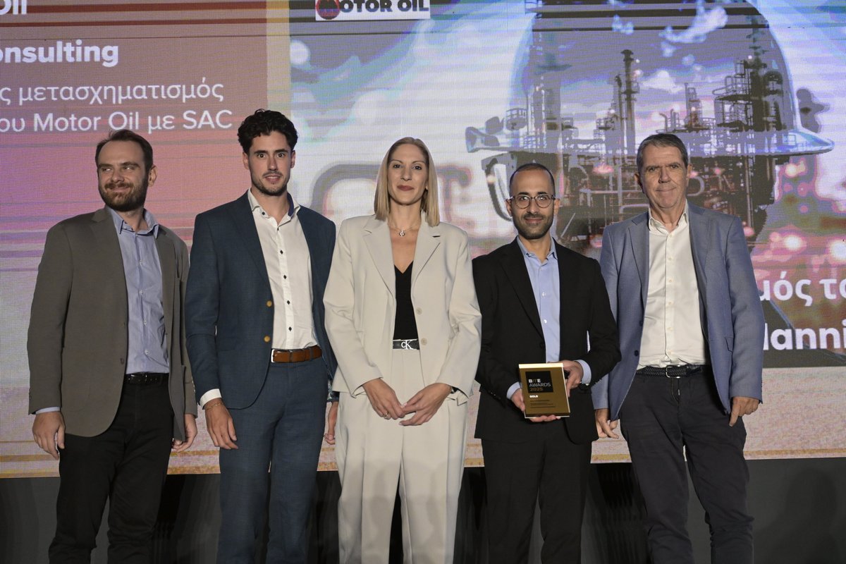Double win at the #BITEAwards 2025!
Awarded for our work with Motor Oil using SAP Analytics Cloud (SAC) Planning:

Gold: Best ICT Business Transformation Project
Bronze: Best Large-Scale ICT Project

Proud of our team &amp; grateful to our partners!
#RealConsulting #DigitalExcellence