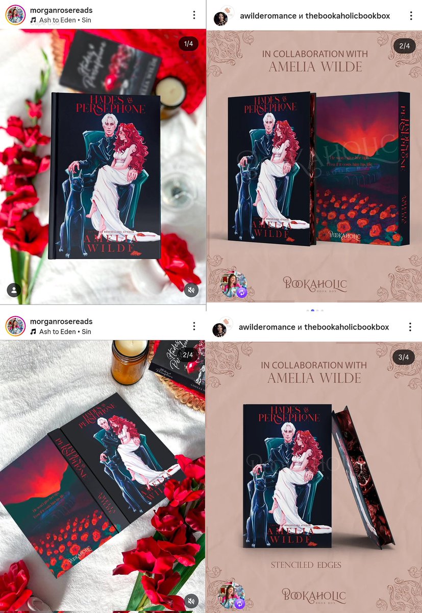 Hades and Persephone ❤

illustration for the cover of the exclusive edition of the book by
<a href="/awilderomance/">Amelia Wilde</a> 🖤