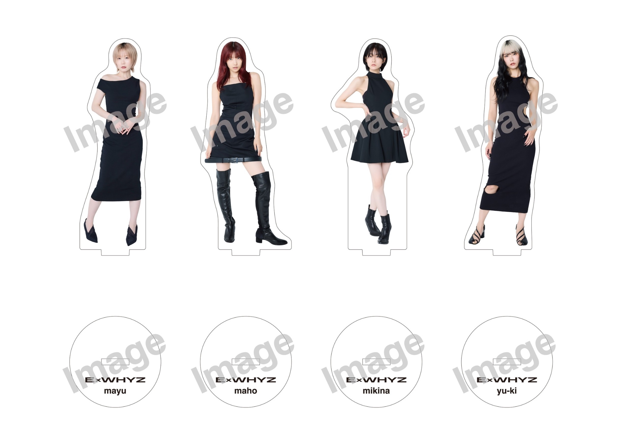 ExWHYZ mayu サンタ衣装 アクリルスタンド ExWHYZ(mayu)サンタ