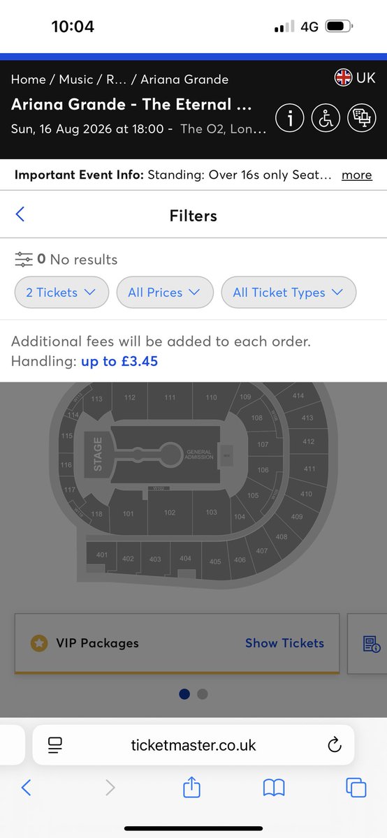 _BeckyJackson's tweet photo. @TicketmasterCS no tickets? 🙄 https://t.co/NmRoaDsGFp