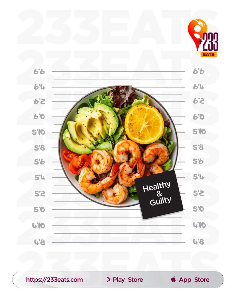 When guilty pleasures meet healthy cravings 😍 Order now on +233Eats!
#DontStarveJustOrder
#DownloadNow
#233eats