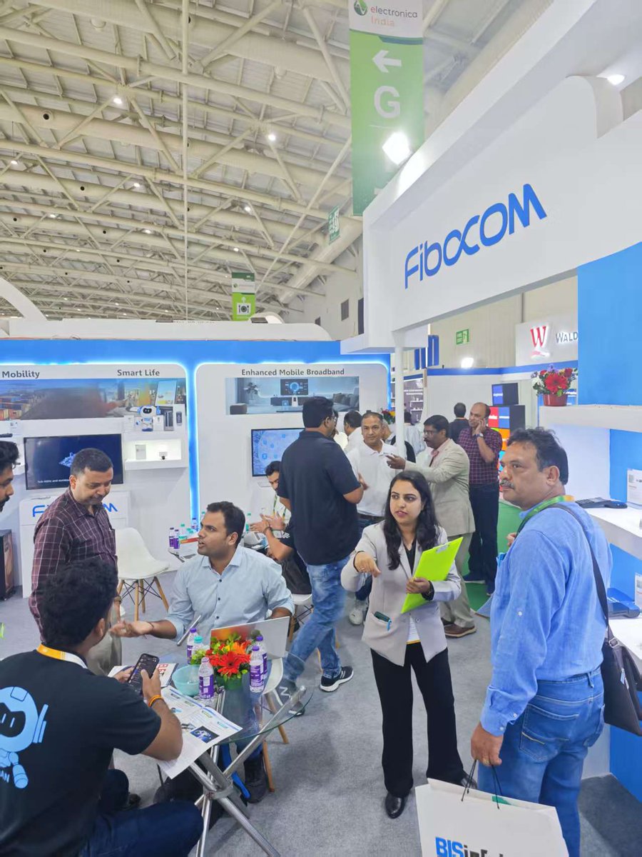 Fibocom_IoT's tweet image. 🌟 Day 2 at #ElectronicaIndia2025 🇮🇳
Fibocom is driving India’s IoT growth with future-ready connectivity &amp;amp; strong partner engagement. 🚀
🤝 Meet us at Booth #H5.G31!

#Fibocom #Innovation #AIoT #5GTech #SmartConnectivity