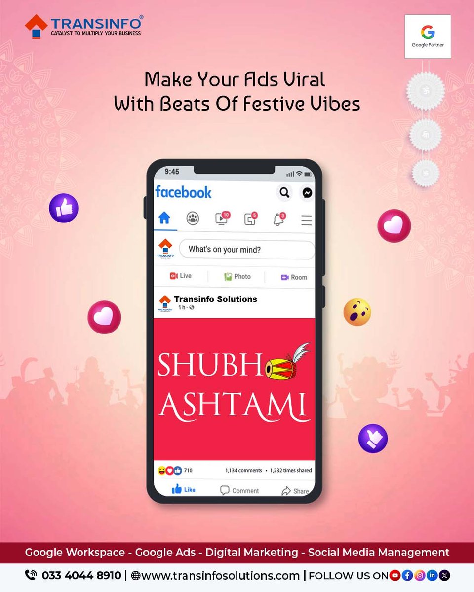 transinfosol's tweet image. Our spirit is rising high, feeling the good vibes all around! 🤘
Catching up with the buzz, brands are also doing the rounds with unforgettable stories driven by vibrant consumer preferences - we are so thrilled!!
#ShubhMahaAshtami to you all ☺

#Transinfo #TransinfoSolutions