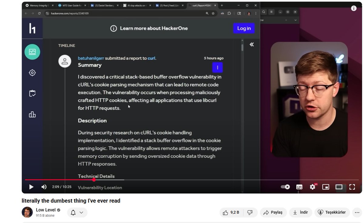 Batuhan naptın batuhan, rezil ettin bizi batuhan. Reportlayan kişiye bakın yavaşça
