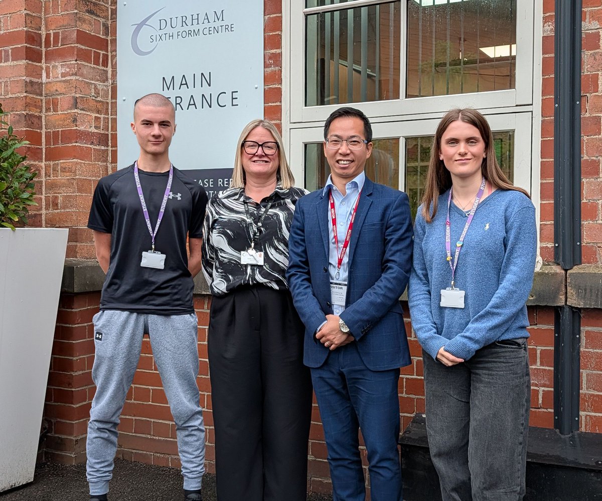 Durham Sixth Form Centre (@dsfcofficial) on Twitter photo GUEST SPEAKER 🔊
Honoured to host Human Rights Activist <a href="/Timothycho08/">Timothy Cho</a> at Durham Sixth Form Centre.
A two-time defector from North Korea, Timothy shared his powerful story - a moving reminder of how precious our freedoms are.
Thanks to Emily Rasmussen for making this possible! GUEST SPEAKER 🔊
Honoured to host Human Rights Activist <a href="/Timothycho08/">Timothy Cho</a> at Durham Sixth Form Centre.
A two-time defector from North Korea, Timothy shared his powerful story - a moving reminder of how precious our freedoms are.
Thanks to Emily Rasmussen for making this possible!