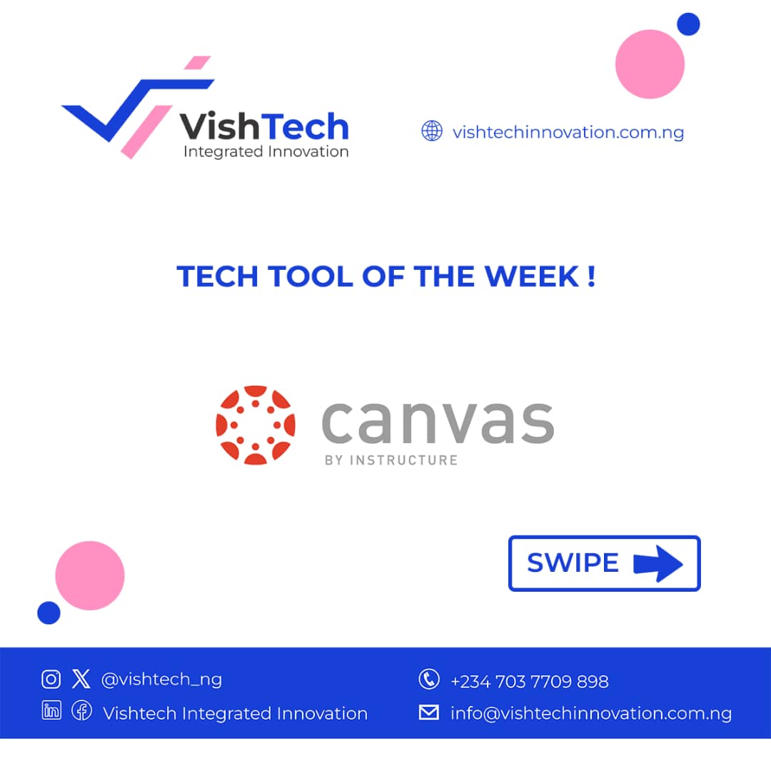vishtech_ng's tweet image. Streamline your workflow with canvas! This powerful tool help you stay organized and focused, so you can achieve your goal.
#TechTool #Canvas #Productivity #Innovation #Digitalworkspace #Productivityhacks #worksmarter #Efficiency
