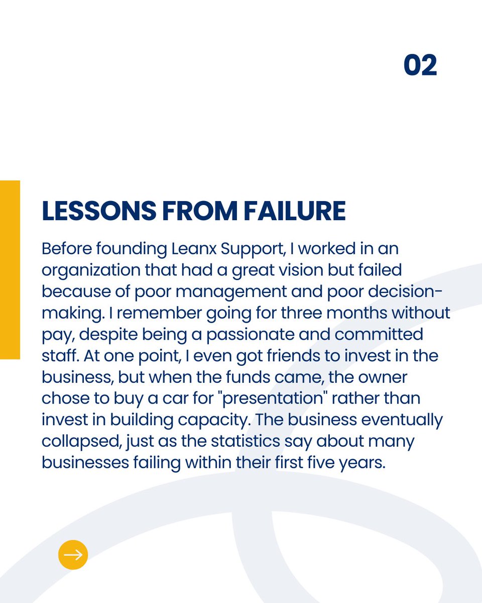 Leanx_Support's tweet photo. Behind Leanx Support is the story of our founder, Faith Desmond-Omorogbe.
Swipe the carousel to see the vision that brought this platform to life.
๐ Join the waitlist: https://t.co/BTyPObtBul
#LeanxHub #BusinessGrowth #SMEs https://t.co/xVwUC5SRFi