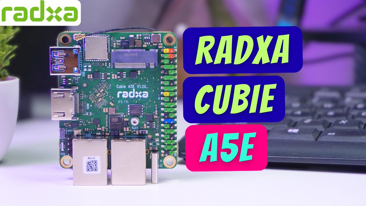 smarthomecircle's tweet image. NEW Video 👇👇👇

18$ @RadxaComputer Cubie A5E has all you need

Full Review here 👉: youtu.be/Bv6ReLJgSi8

#sbc #review #homeassistant