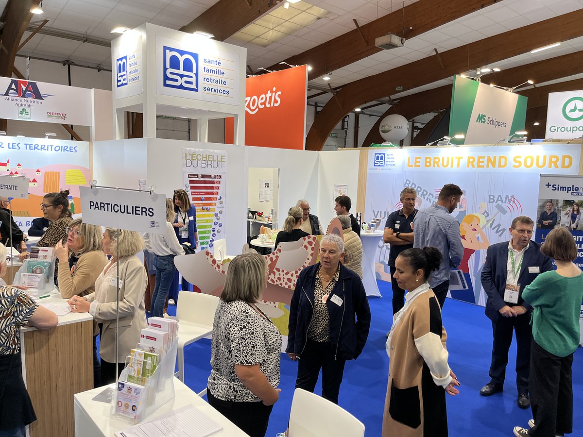 #SPACE2025

Une question santé, famille ou retraite ? Vous souhaitez des renseignements ? Les collaborateurs de la @msa_PdB et la @MSA_Armorique vous attendent sur le stand pour répondre à vos questions !

📍 Hall 5 Allée B Stand n°33