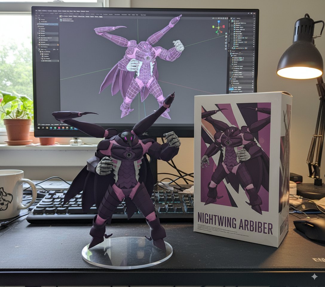 StadiumTech's tweet image. タガメニンゲンのフィギュアを流行りにのっかってAI生成してみました。