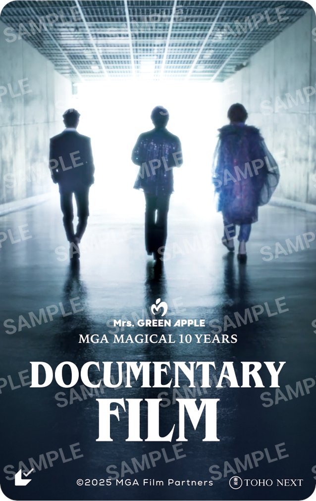 🎬11月28日(金) 2作同時公開 Mrs. GREEN APPLE 上映劇場決定