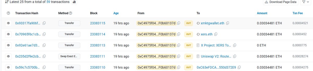 🚀 Proof $XERS Ecosystem is working live

The XPAD fee receiver (<a href="/Xpad_Official/">Xpad Launchpad</a> ) 0xc4975f04420237e83558e4417136c8af0b60137d is automatically:
✅ Buying back $XERS → sending to staking pool (1/4)
✅ Buying back $KOKO → sending to burn address (1/4)
✅ Sending the remaining half