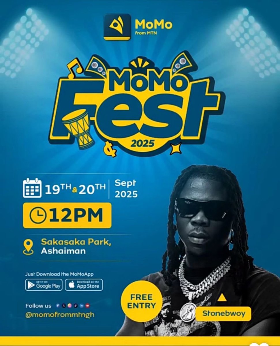 AzizRemedyGh's tweet photo. A busy  weekends for @stonebwoy . Catch him live this week as he’s set to perform at #MomoFest at his BORN place ( Saka Saka park inside Ashaiman) . on 21st September he will also perform at MAD CLUB at East Legon . Pull let have some fun this weekends 🥳🎉🎊

#TheTorcherEP https://t.co/hxIkmeqcx7