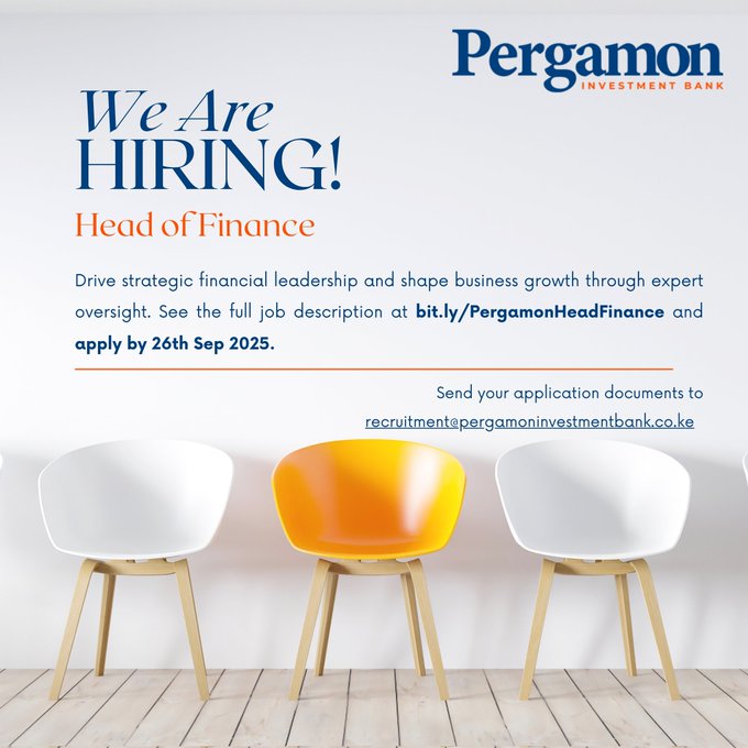 🚀 Job Opportunities Alert! 🚀

Swipe through for multiple open roles – application details included! 💼👇

✅ Locations: Kenya [Specified in the image]
📅 Apply by: [Specified in the image]

👉 Tag someone looking or share to spread the word!