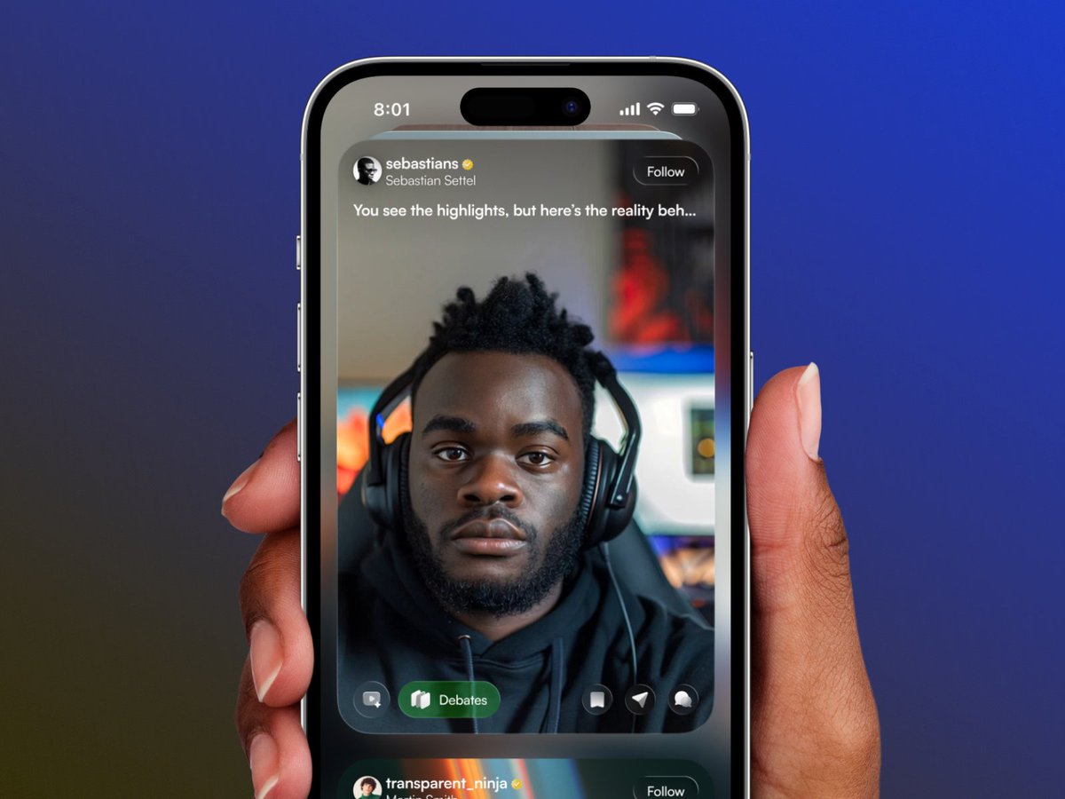 alex_pro_dsg's tweet image. Liquid glass for social video app