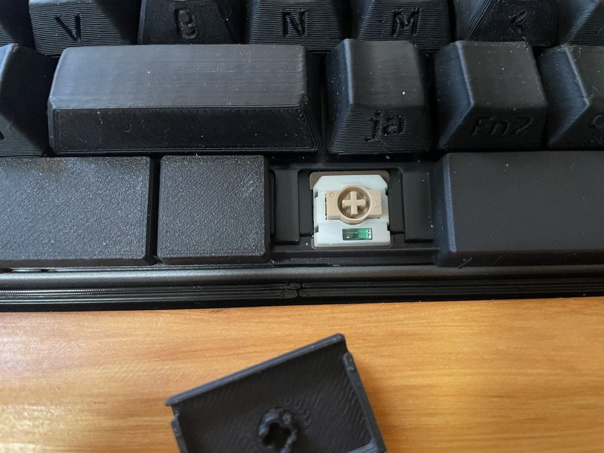 zerosprit's tweet image. マウスキーのところのカチャカチャ感を抑えつつ、スイッチ感があるキースイッチを発見しました

Gateron KS-33 ロープロファイルスイッチ 2.0 チョコレートスイッチ

#HHKBStudio