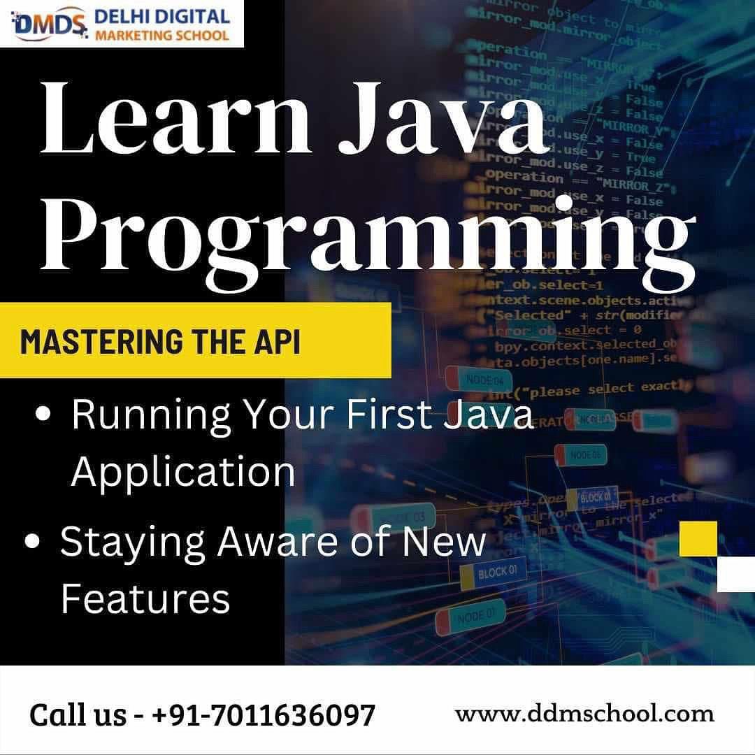 delhi_marketing's tweet image. 📲 : 7011636097
#javatraining #javatraininginstitute #bestprogramever #programingtrainingforbeginner #programming #softwaretraininginstitute #softwaredevelopmentcompany #fullstackdevelopment #fullstackdevelopmentcourse #bestprogrammer