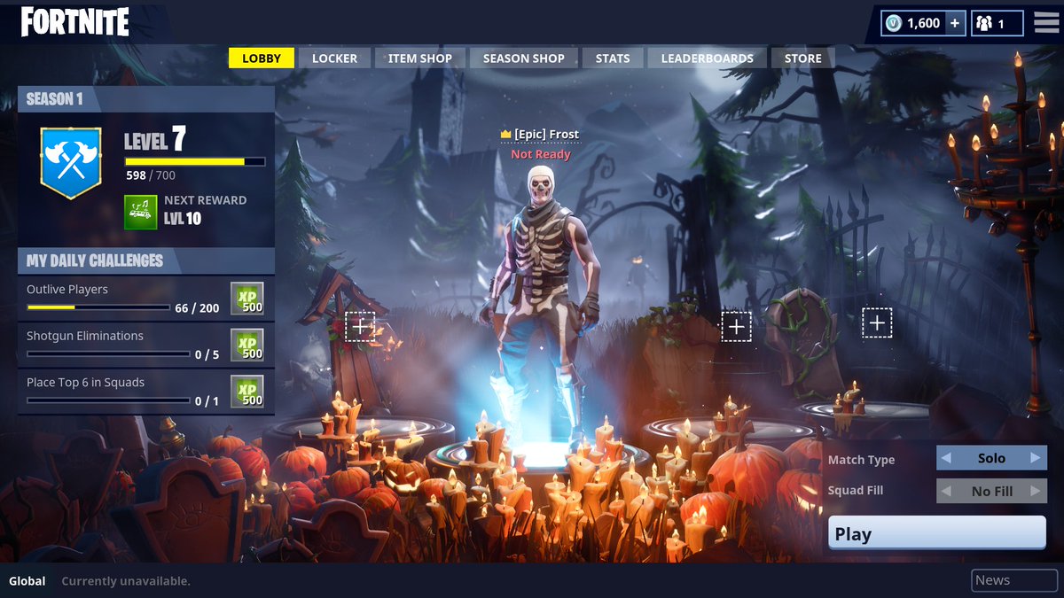 Fortnitemares should begin in Fortnite OG between Oct 9 and Nov 1! Lobby Change on fortnitemare